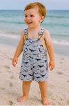 GALLEON WHALES Woven Overalls