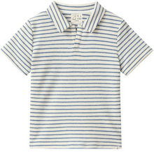  WATERGATE CHAMBRAY STRIPE TERRY Polo