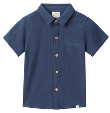  NAVY  NEWPORT WOVEN SHIRT