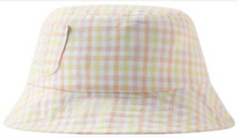  FISHERMAN Peach/Lemon Plaid Bucket Hat