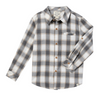 ATWOOD woven shirt grey /white/beige plaid