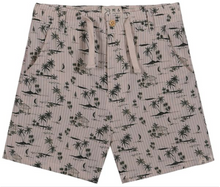  MAHALO BEIGE ISLAND PRINTED WOVEN SHORTS