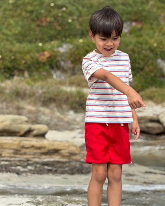MARINE Tee RED/BLUE/CREAM