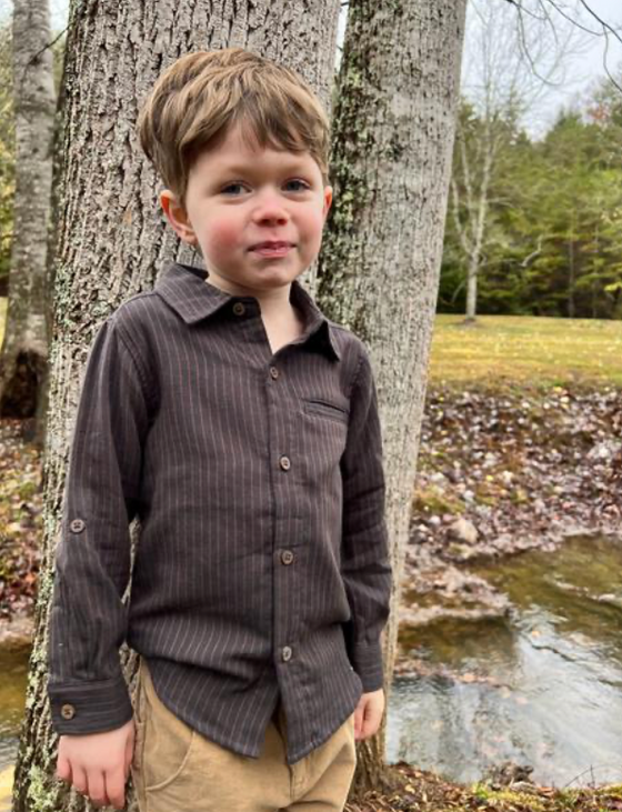 ATWOOD Black Stripe Woven Shirt