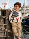 Lobster Cream Hooded Sweatshirt