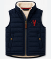 Lobster Sherpa Lined Padded Vest