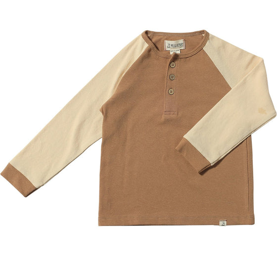 Beige/Cream LUGOFF Raglan Henley