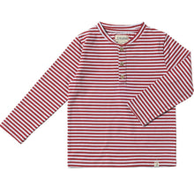  Red/White Stripe ADAMS Henley