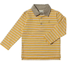  Gold/Beige Stripe MIDWAY Polo