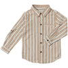 ATWOOD Beige/White Stripe Woven Shirt