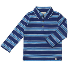  Royal/Blue Stripe MIDWAY Polo