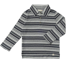  Navy/White Stripe MIDWAY Polo