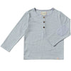 Royal/White Stripe MASCOT Henley