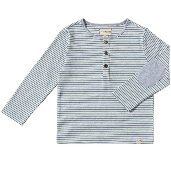 MASCOT Royal/White Stripe Henley