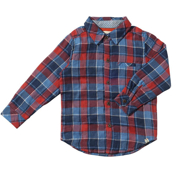 China/Rust Plaid ATWOOD Woven Shirt