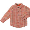 Rust Micro Plaid ATWOOD Woven Shirt