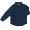 Royal/Black Micro Plaid ATWOOD Woven Shirt