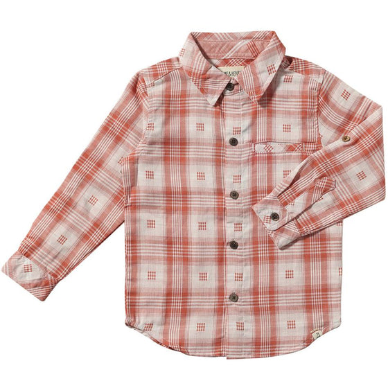 Rust/Cream Plaid ATWOOD Woven Shirt