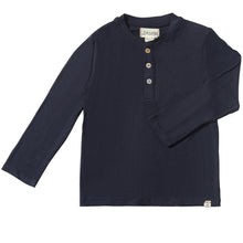  Navy ADAMS Ribbed Henley