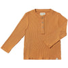 Burnt Orange ADAMS Ribbed Henley