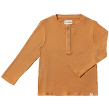  Burnt Orange ADAMS Ribbed Henley