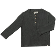  Charcoal ADAMS Ribbed Henley