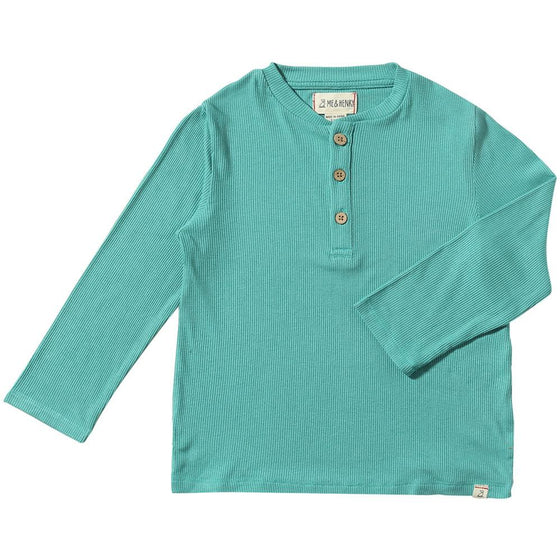 Aqua ADAMS Ribbed Henley