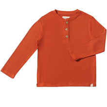  Pumpkin ADAMS Ribbed Henley