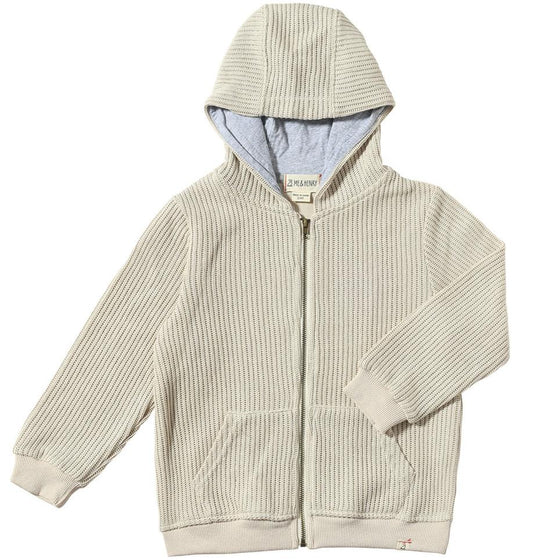 BELLAMY Tan Knitted Hooded Tops