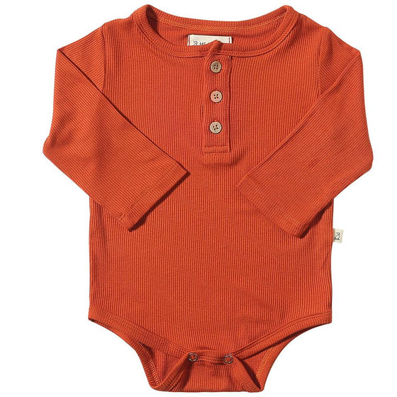 AYNOR Pumpkin Rib Onesie