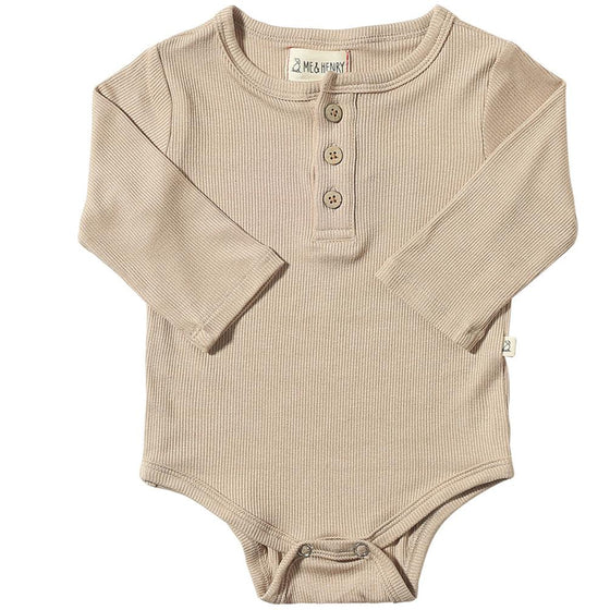 Beige Rib Aynor Onesie