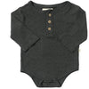 Charcoal Rib Aynor Onesie