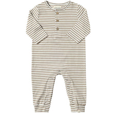  Taupe/White Stripe MASON  Romper