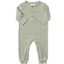  Sage/White Stripe MASON Romper