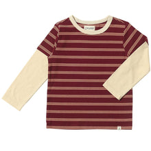  Burgundy/Apricot CAMERON Mock Sleeve