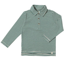  Dark Green /White Stripe MIDWAY Polo