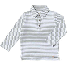  Grey/White Stripe MIDWAY Polo