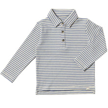  Royal/Grey Double Stripe MIDWAY Polo