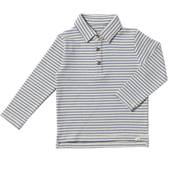 Royal/Grey Double Stripe MIDWAY Polo