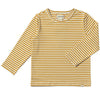 TOBY Gold/White Stripe Tee