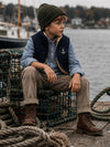 Anchor Sherpa Lined Padded Vest