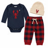 Onesie, Beanie  & Jersey Pants Set