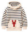 Lobster Cream Hooded Sweatshirt