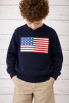 USA 250 Navy US Flag Sweater
