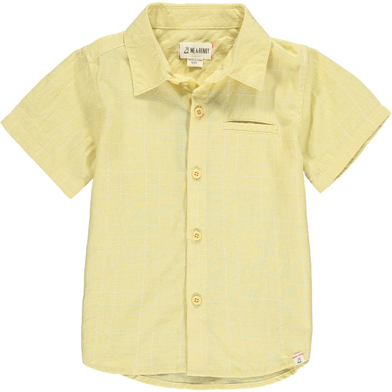 Mens Newport Woven Shirt yellow