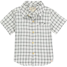  Mens Newport Woven Shirt white/black plaid