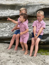 Starboard Pink/Lilac Stripe Polo