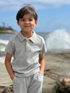 WATERGATE Terry Towelling Grey Polo