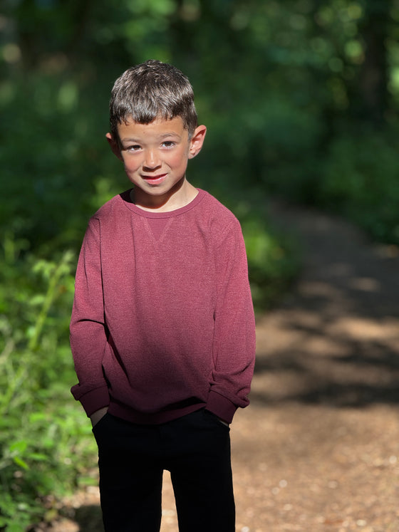 TARQUIN Burgundy Cosy Sweatshirt