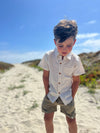 CREW Brown Gauze Shorts